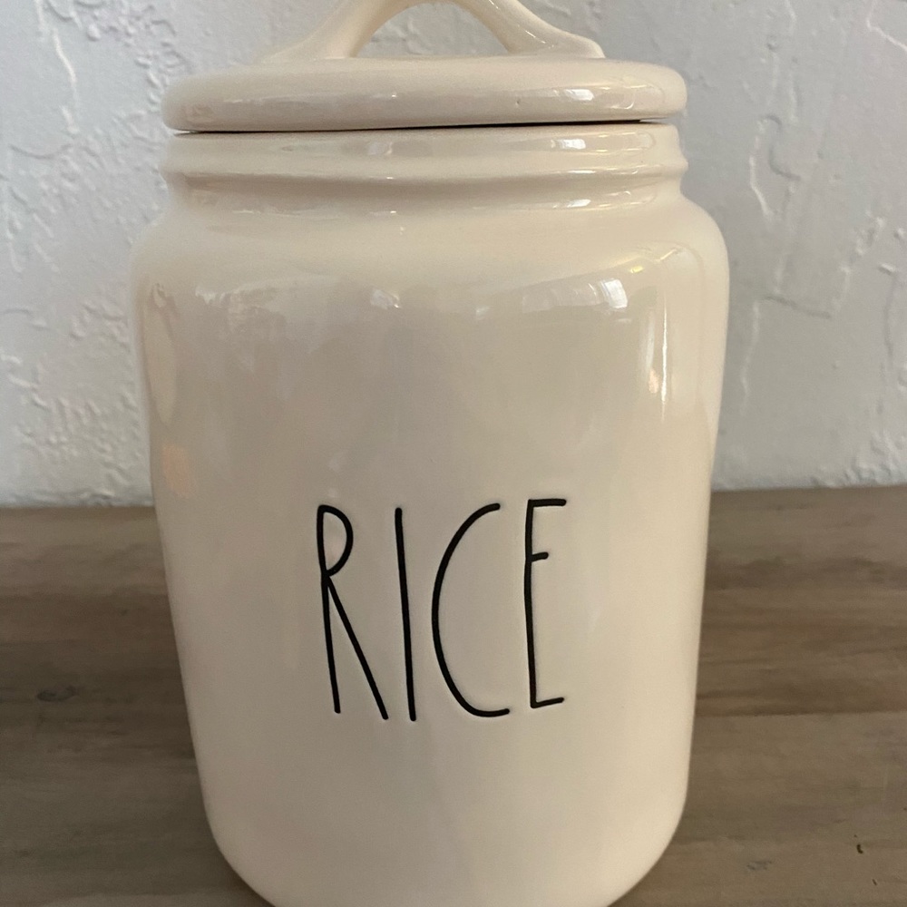 Rae Dunn RICE Canister